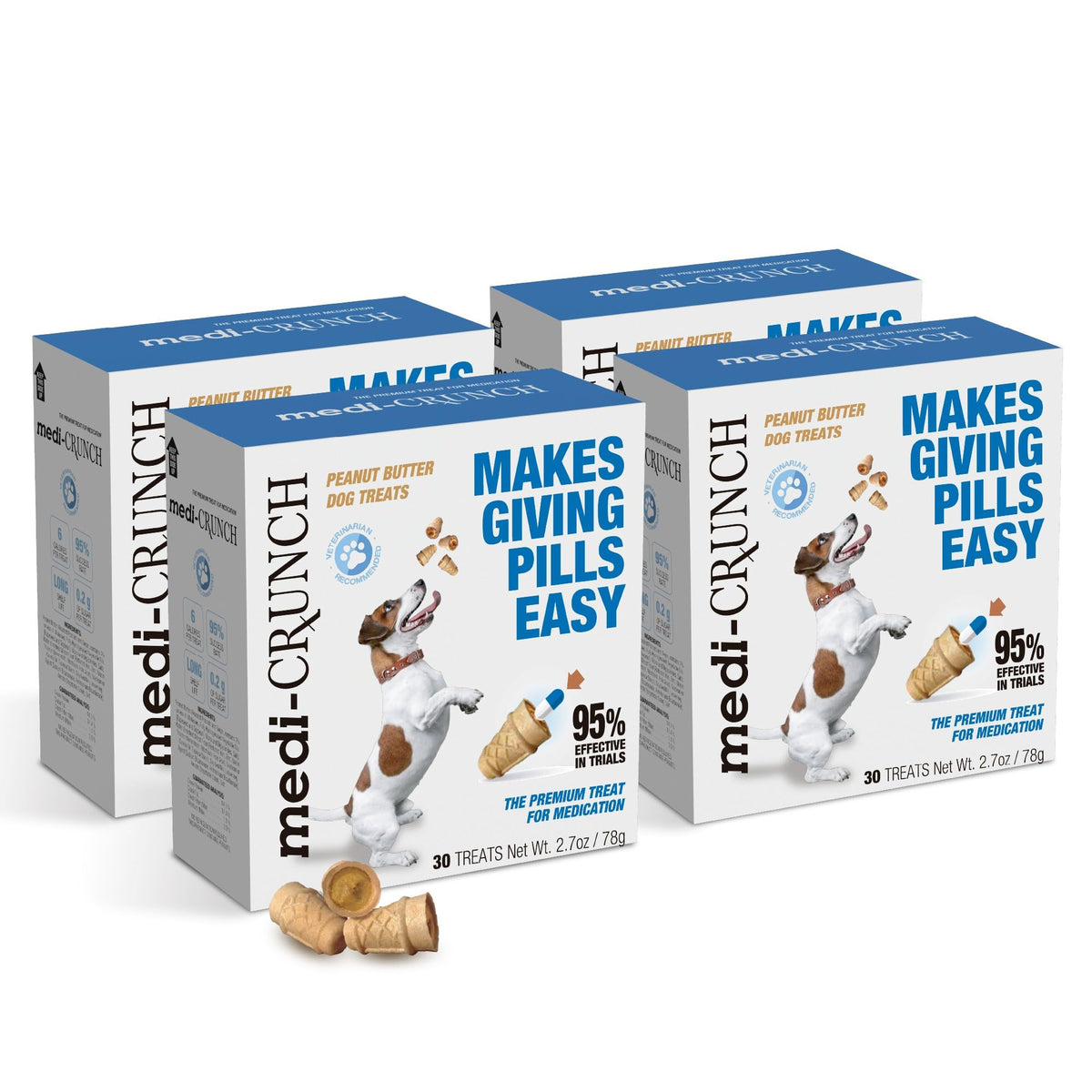 Peanut Butter Dog Pill Treats 120 Treats O661