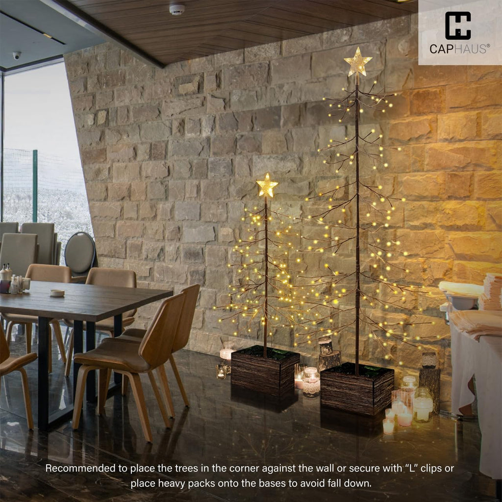 8 Ft Pre-Lit Twinkling Christmas Tree with Lights C864