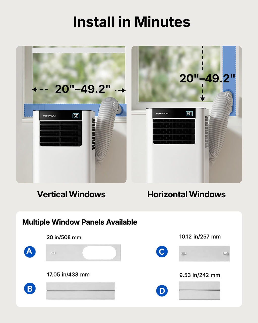 10,000 BTU Portable Air Conditioner H939935