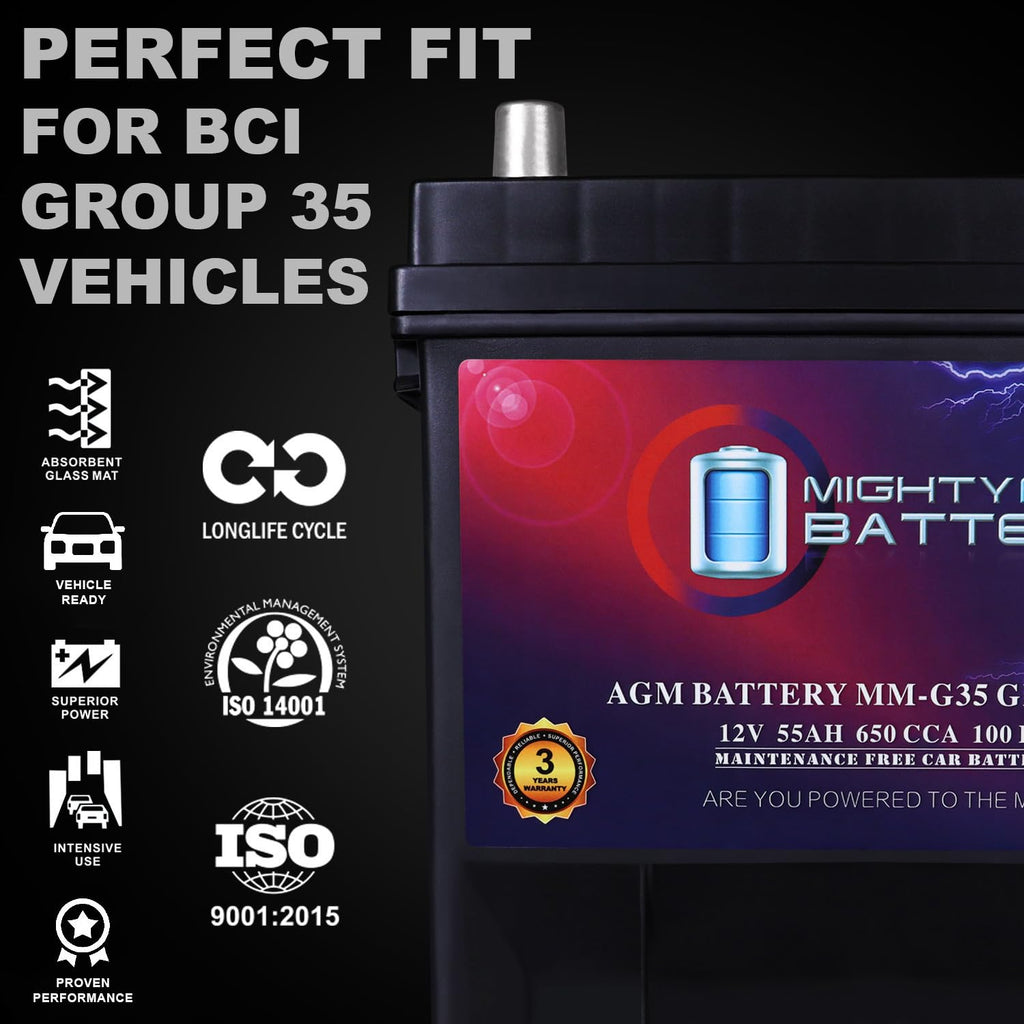 12V 55Ah AGM Replacement Battery O133772