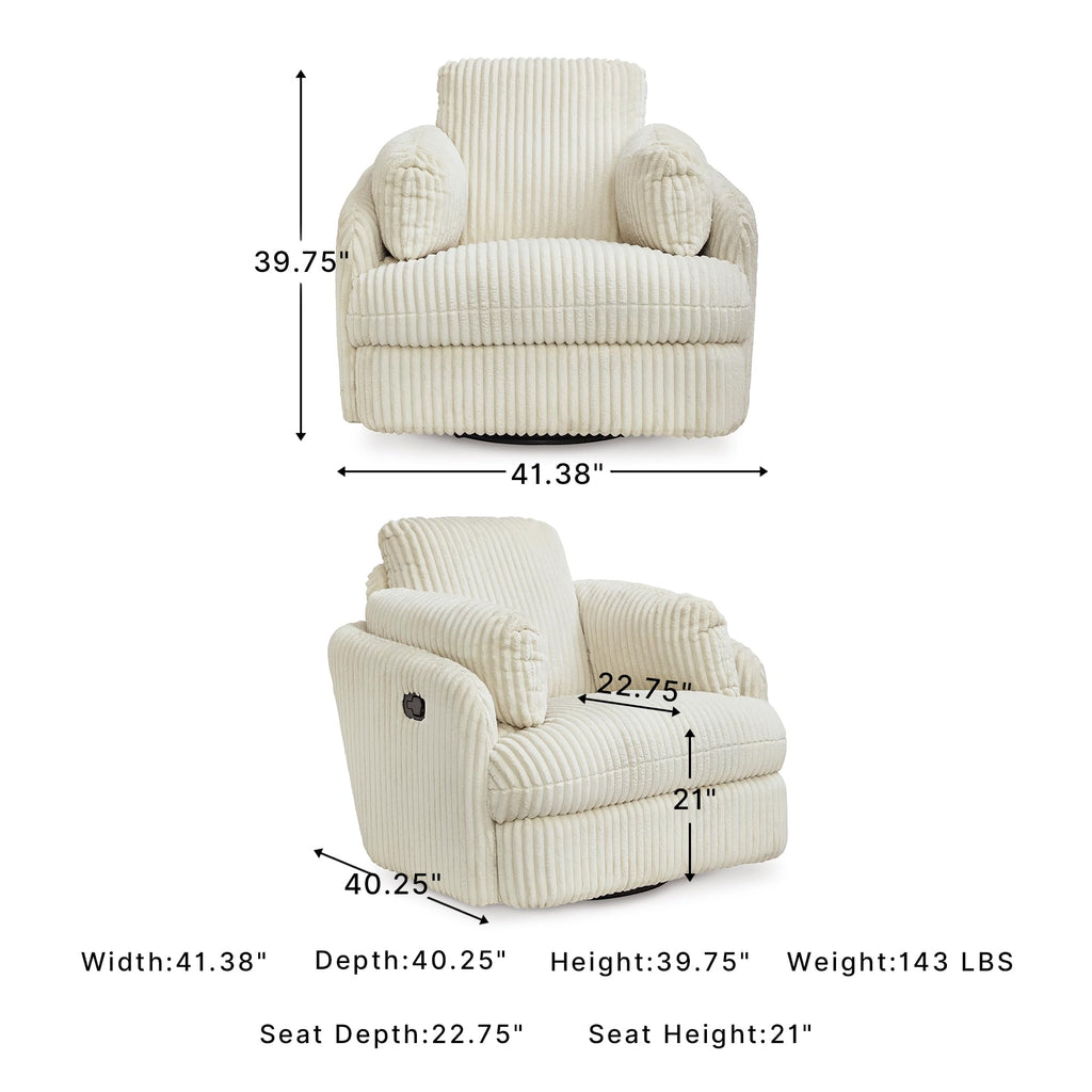Oversized Swivel Glider Recliner N814537