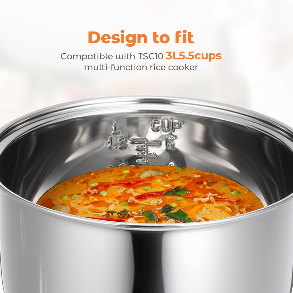 304 Stainless Steel Inner Pot 5.5 Cups Rice Cooker D928
