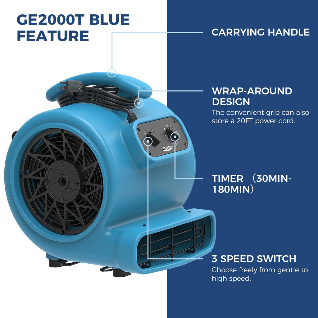 3 Speed Floor Drying Fan G43117