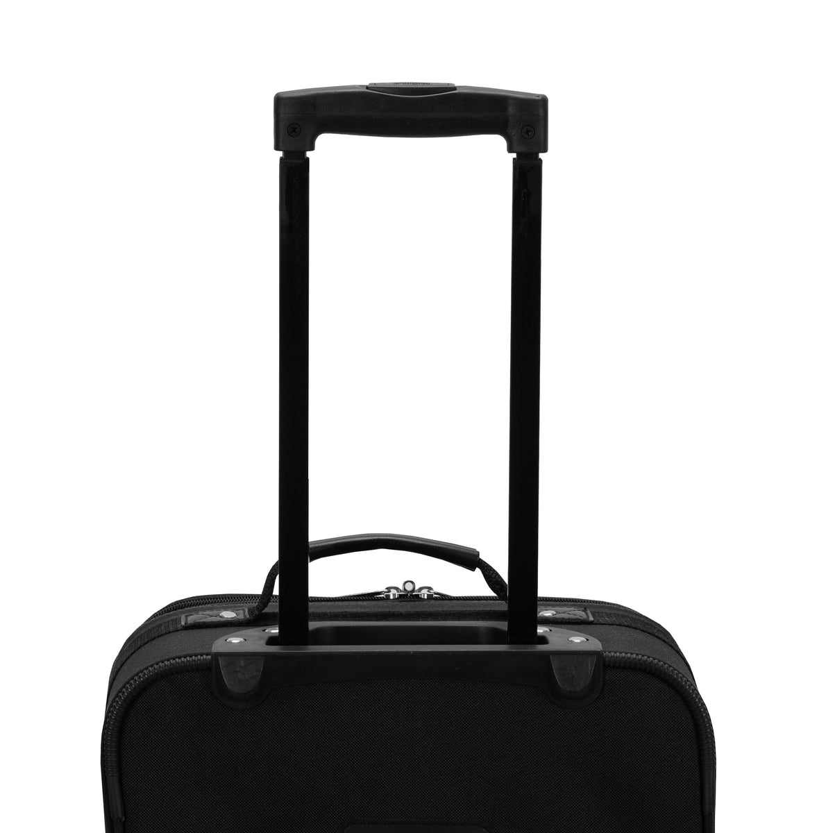Expandable Softside Upright Luggage Set, Black, 2-Piece (14/19) M26889