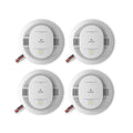 Hardwired Smoke & Carbon Monoxide Detector, 4 Pack F997882