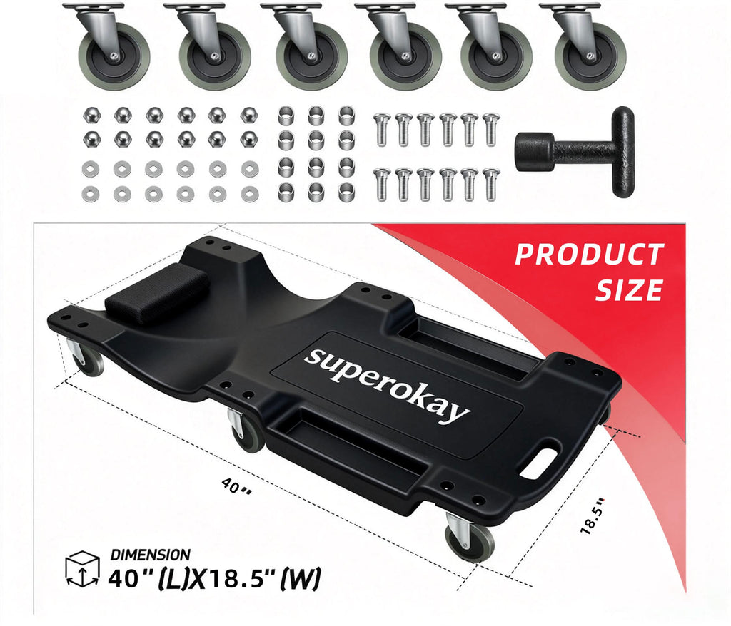 40 Inch Low Profile Mechanic Creeper H884900