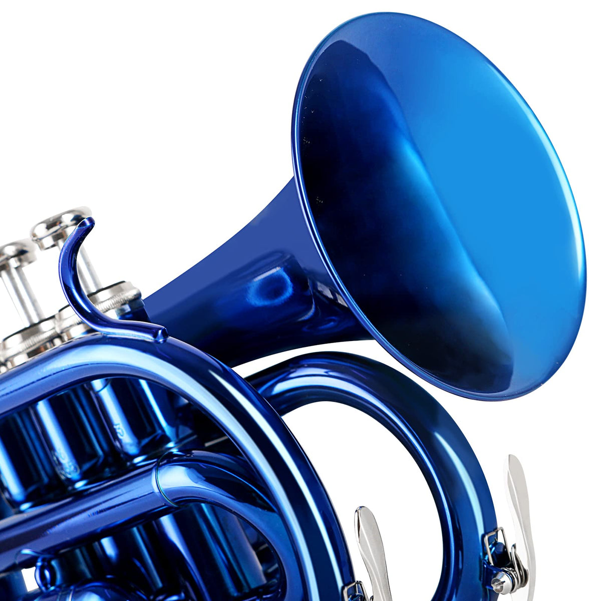 Bb Brass Pocket Trumpet with 7C Mouthpiece I2554
