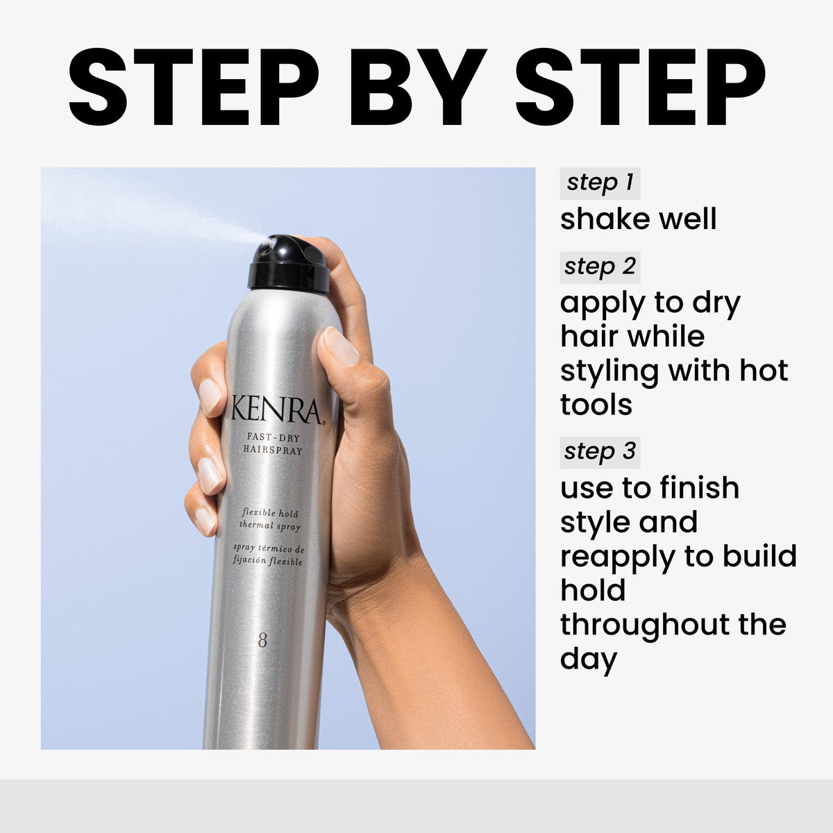 Fast Dry Hairspray Flexible Hold Thermal Spray Z899222