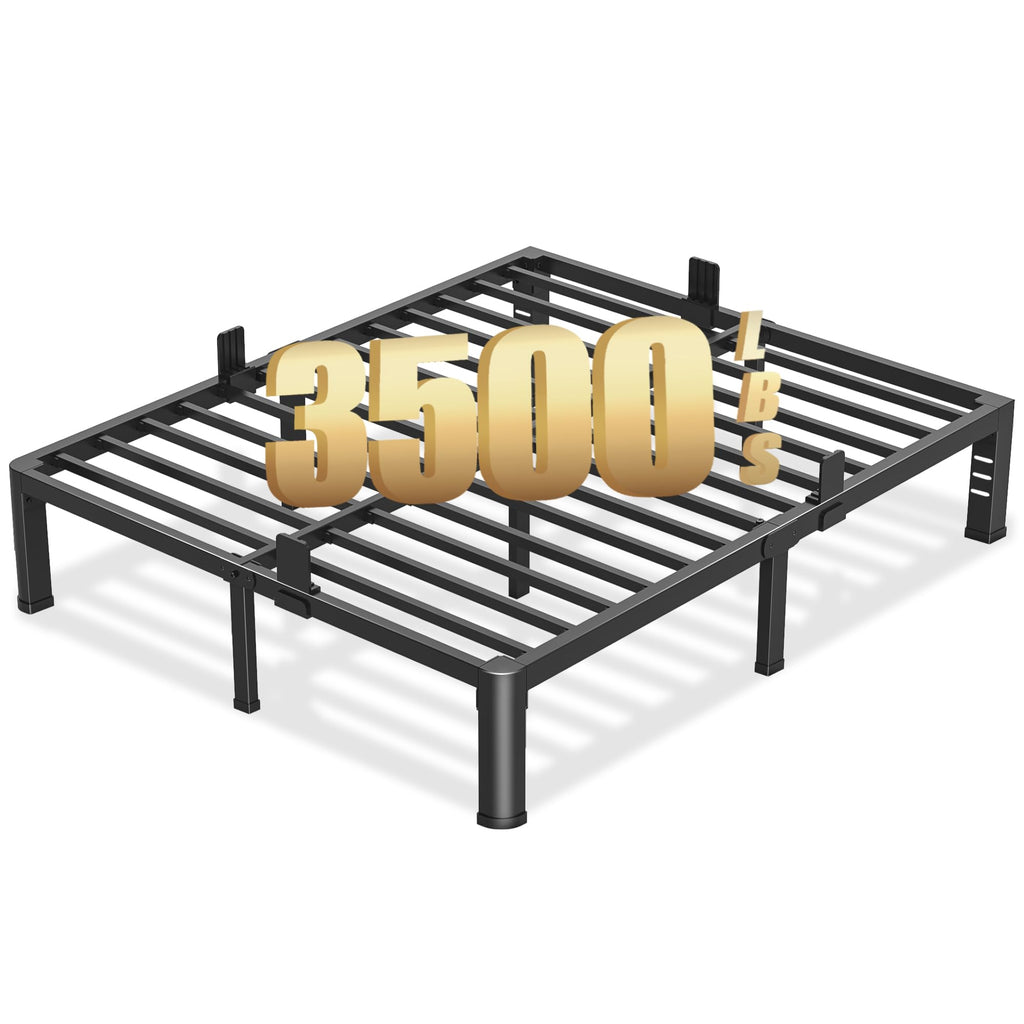10 Inch Queen Metal Bed Frame with Headboard M10641