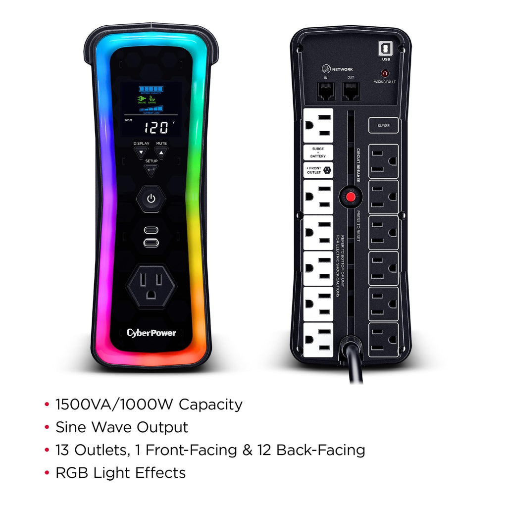 UPS Battery Backup and Surge Protector J383