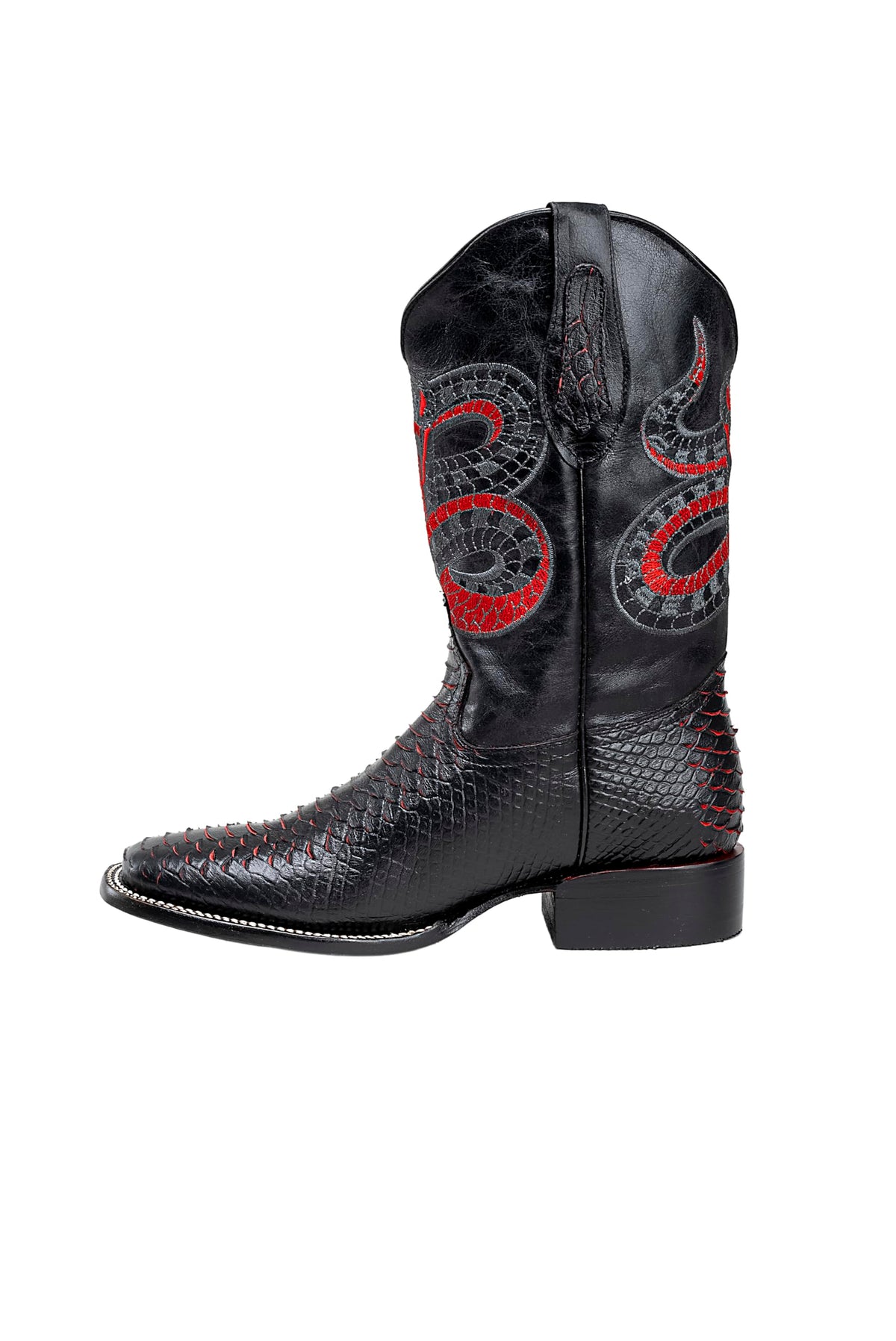 Men's Bi-tone Western Boot with Rubber Cap V30373