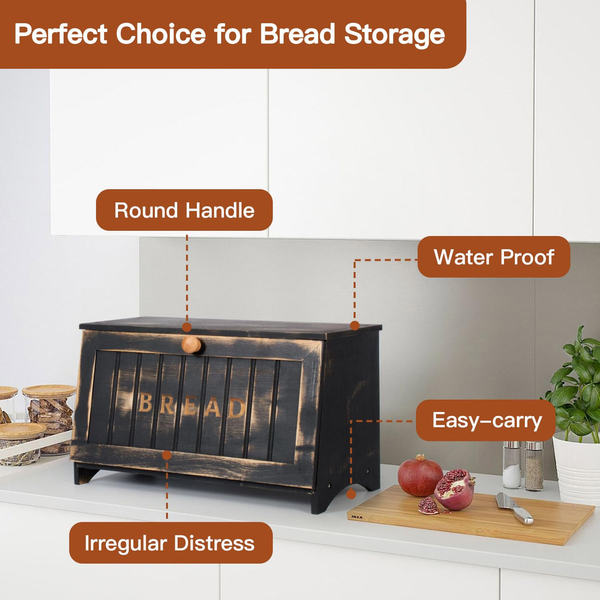 Bamboo Bread Box N61792