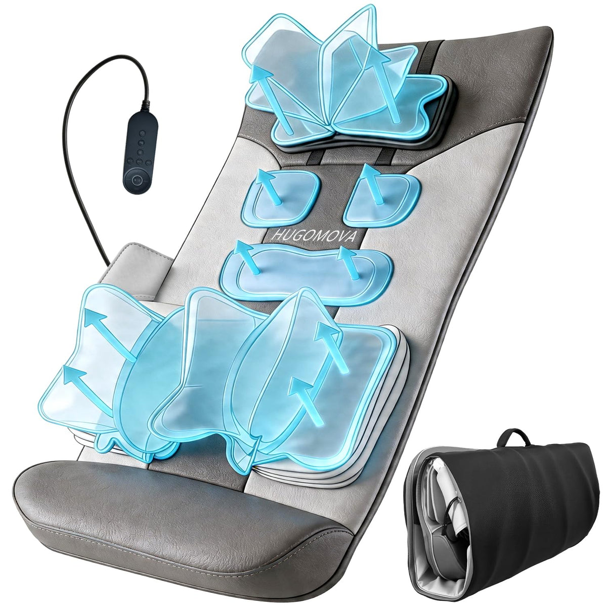 Foldable Full Body Stretching Massage Mat with Airbags Y750