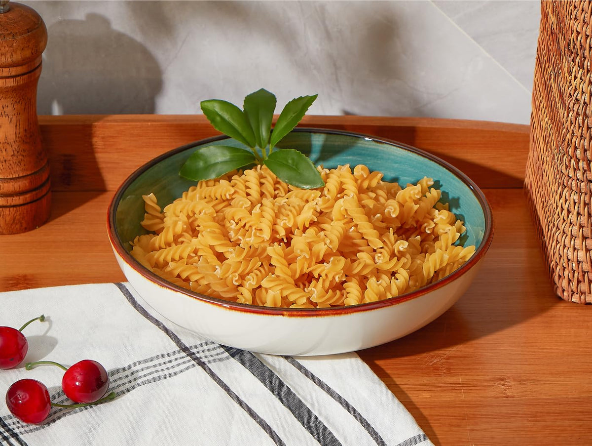 30 Ounce Porcelain Pasta Bowls Set of 4 Assorted Color T200199