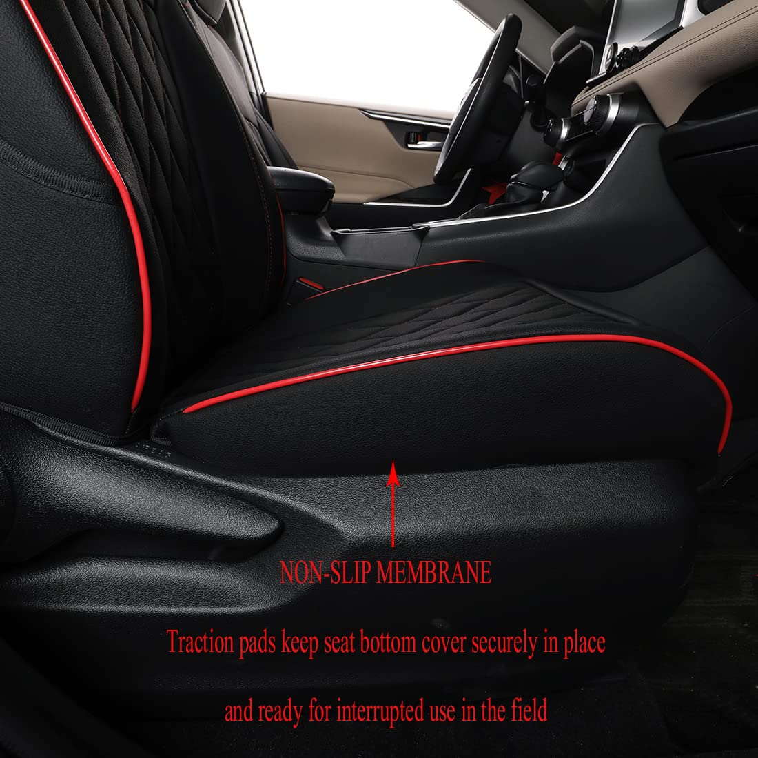 Leatherette Full Set Car Seat Covers U314492