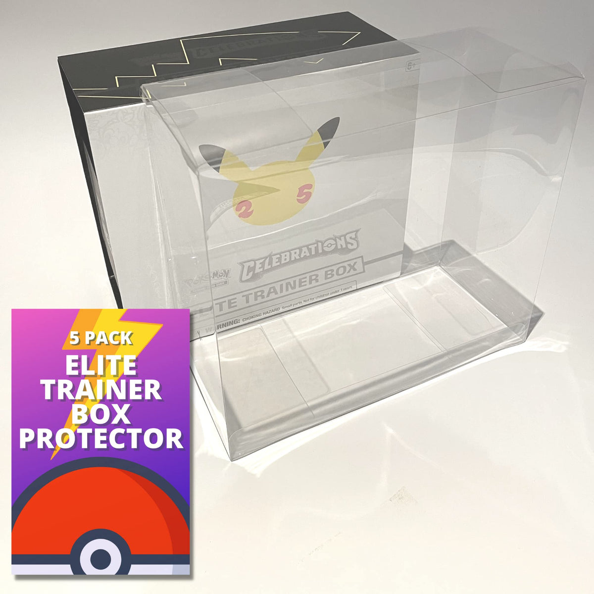 Clear Plastic Display Box for ETB Elite Trainer Box S1914