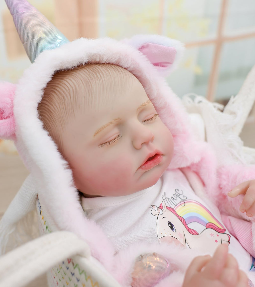 20 Inch Realistic Full Body Vinyl Baby Doll H216