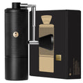 Manual Coffee Grinder with Conical Burr, Portable Hand Coffee Mill, Black E242