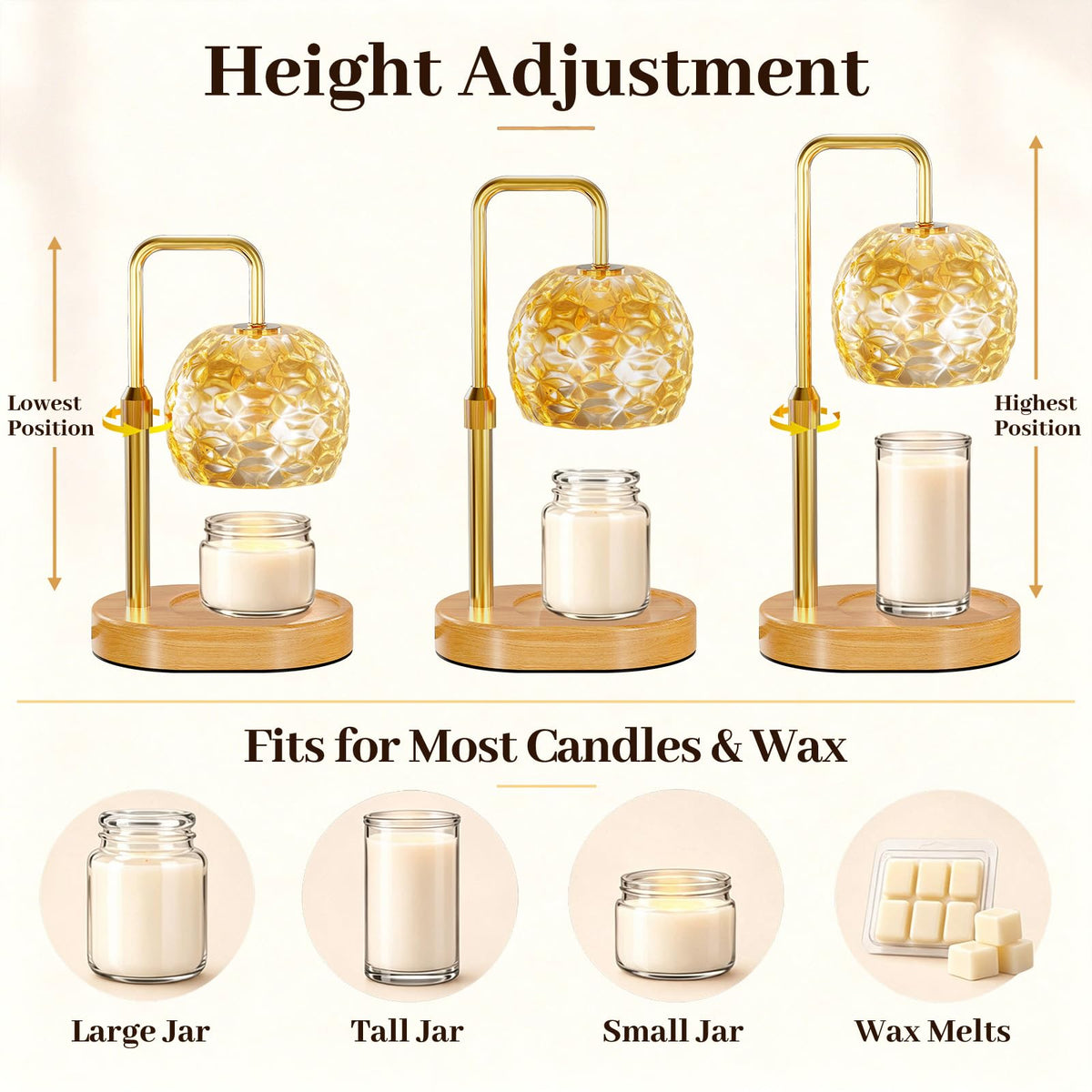 Candle Warmer Lamp with Timer U996