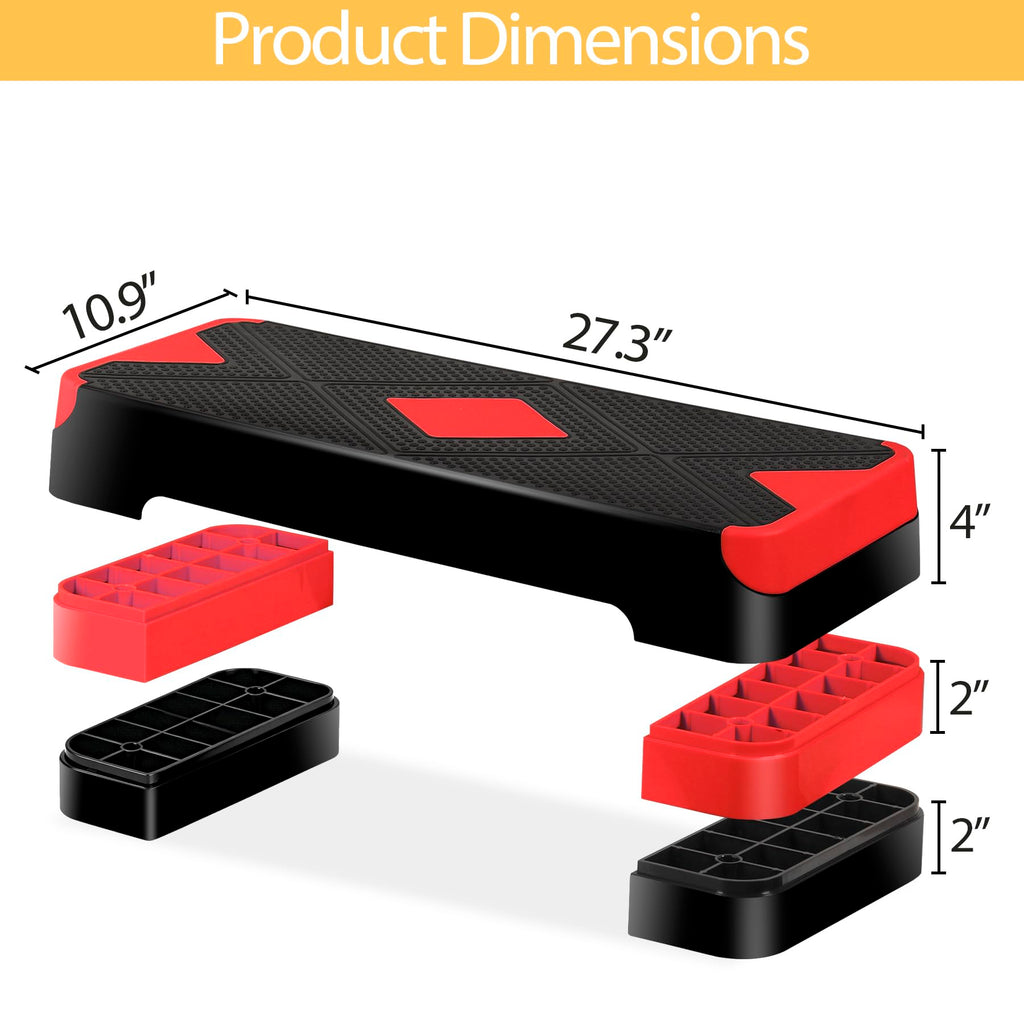 Adjustable Aerobic Stepper with Risers K251