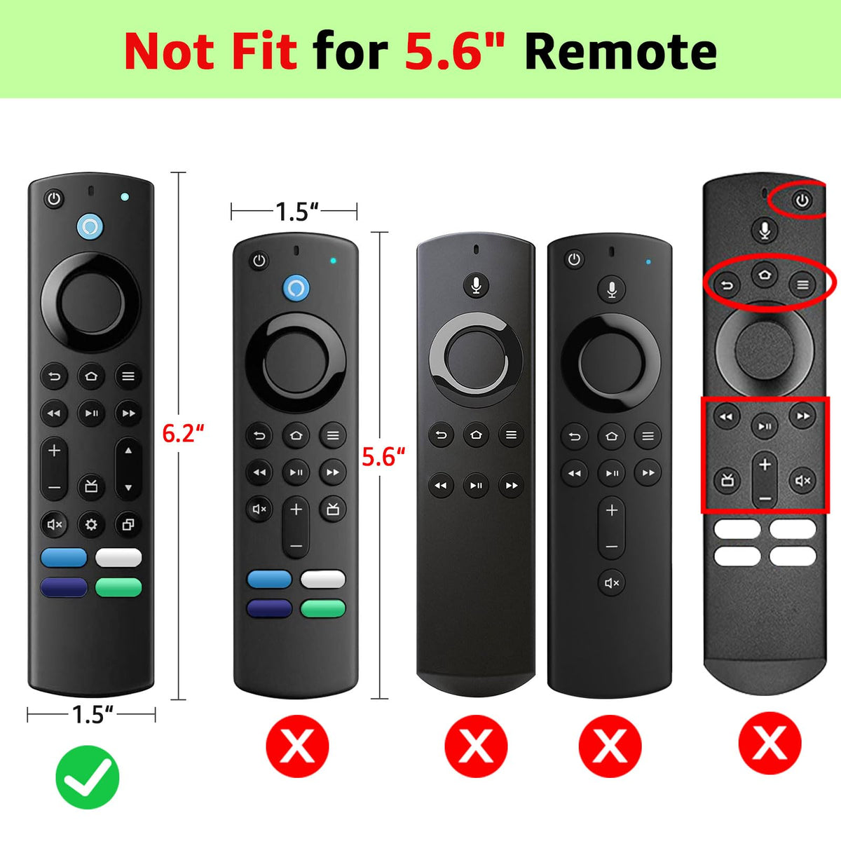 Silicone Remote Cover Glow in The Dark with Lanyard O388