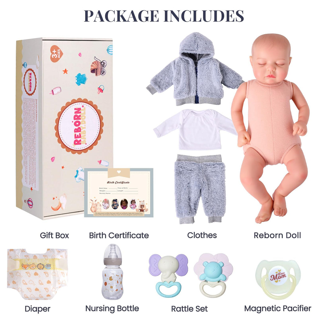 20 Inch Reborn Baby Doll with Soft Body P734