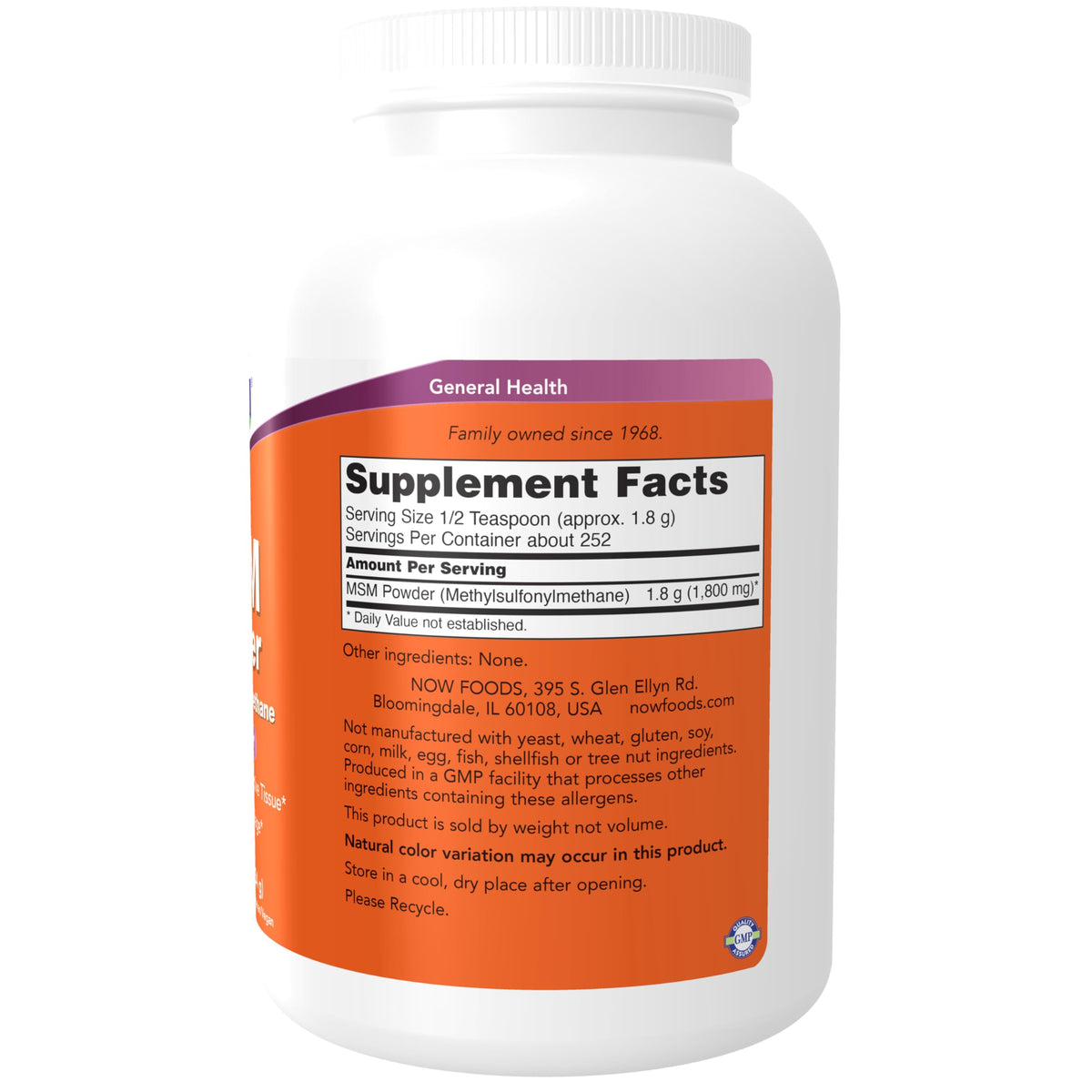 MSM Powder 1 lb X306751