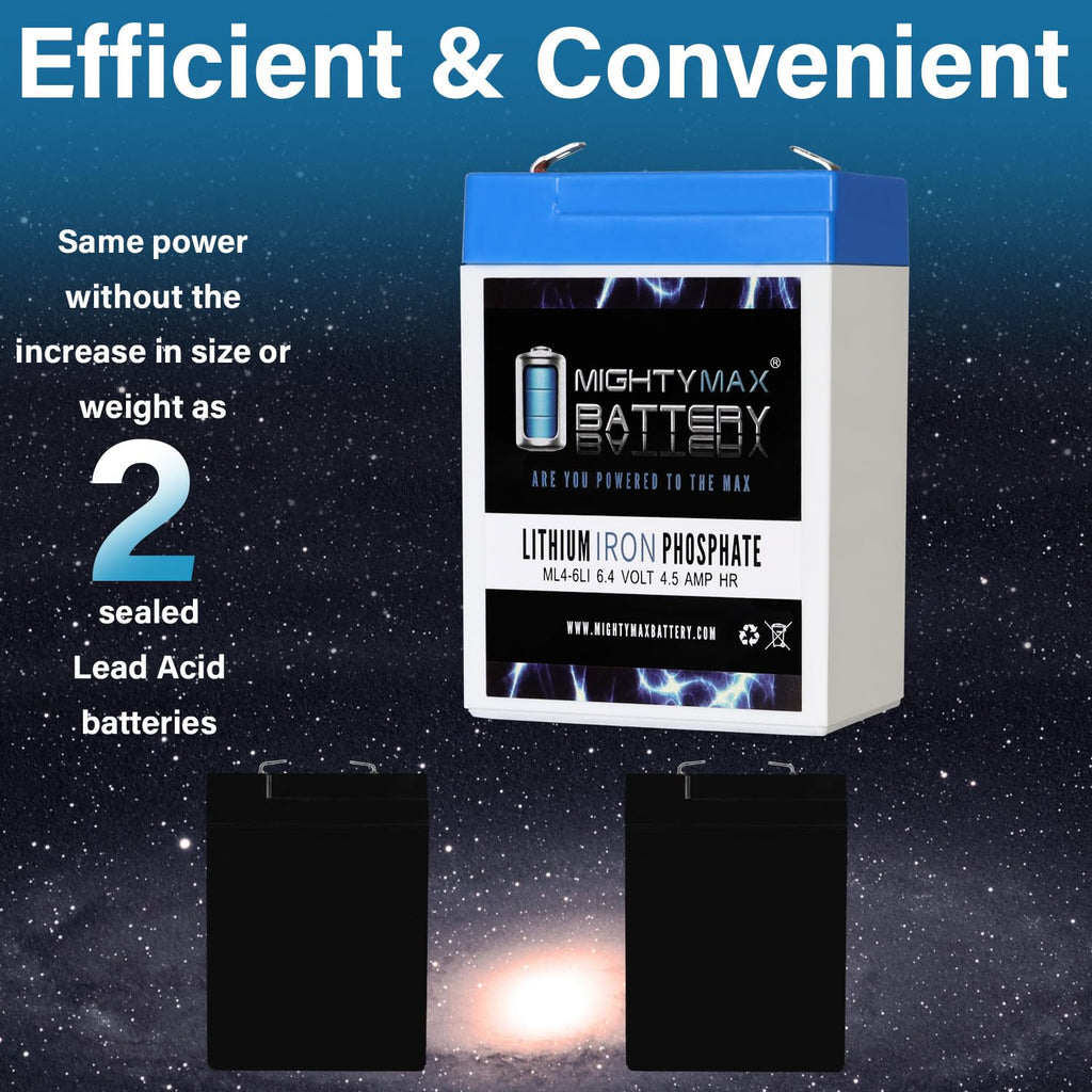 6V 4.5AH Lithium Replacement Battery O94987