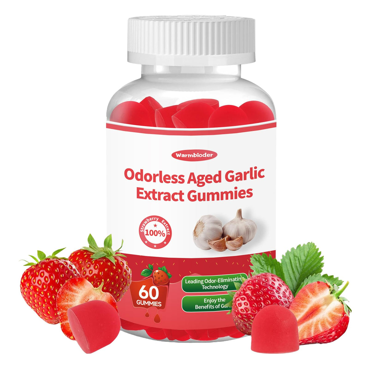 Aged Garlic Extract Gummies Strawberry Flavor L1008