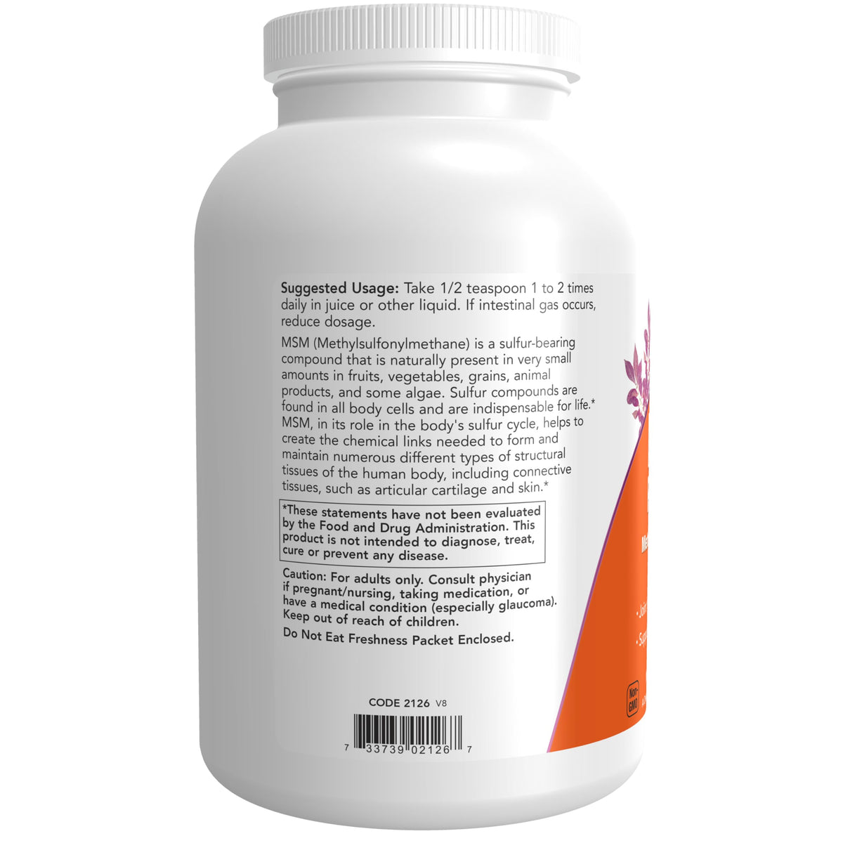MSM Powder 1 lb X306751