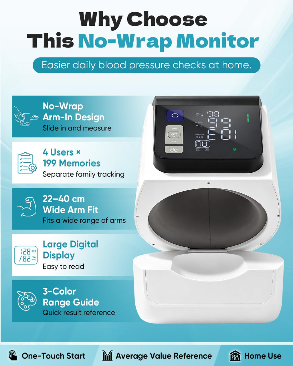 Blood Pressure Monitor Upper Arm T2474