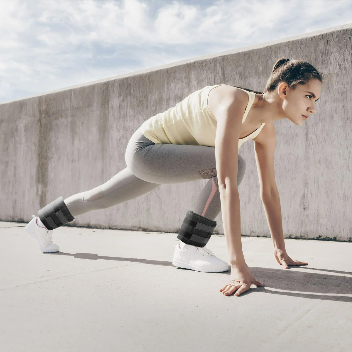 Adjustable Ankle and Wrist Weights, 10 lbs Each, 1 Pair C869
