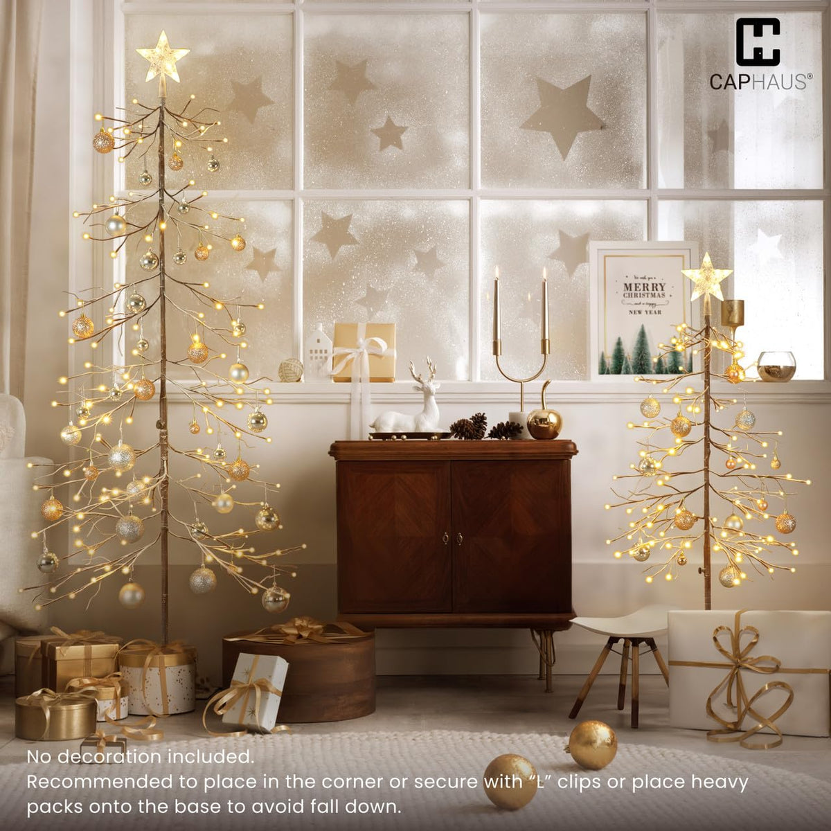 8 Ft Pre-Lit Twinkling Christmas Tree with Lights C864
