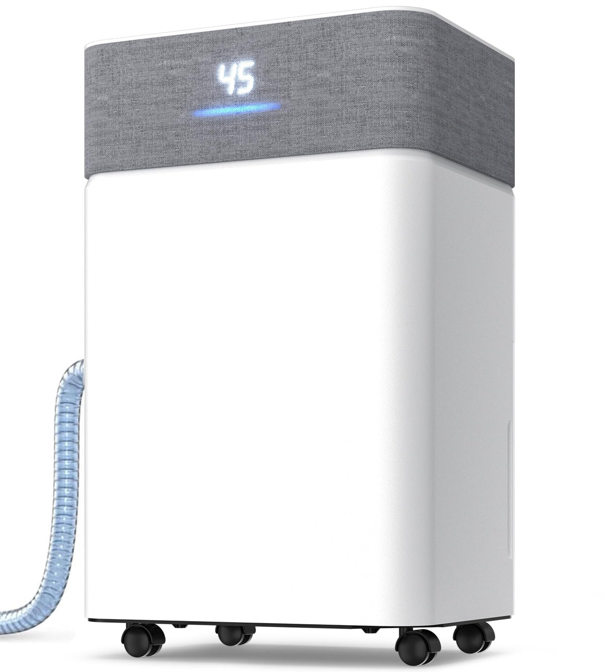55 Pint Dehumidifier with Drain Hose, Removable Tank, LED Display, Timer, Child Lock E8517