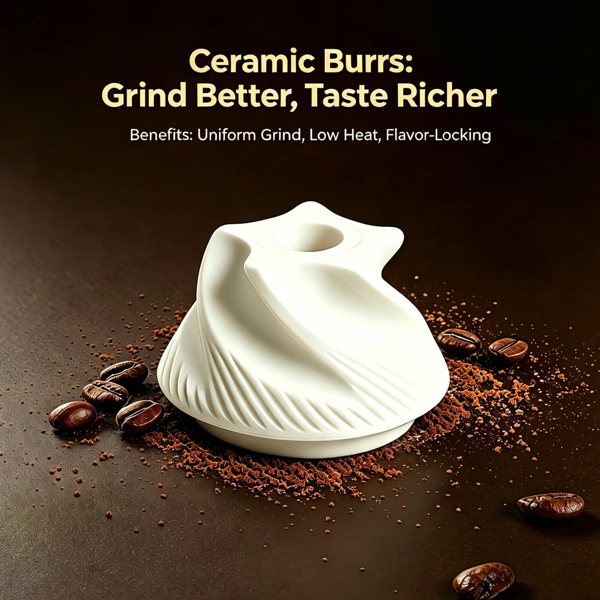 Manual Coffee Grinder with Adjustable Settings K455