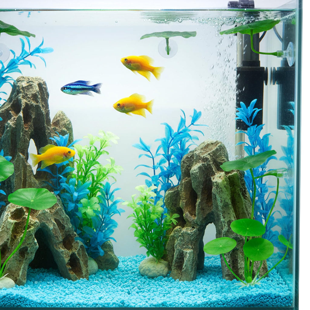 Betta Fish Leaf Hammock Suction Cup Aquarium Decor G9021