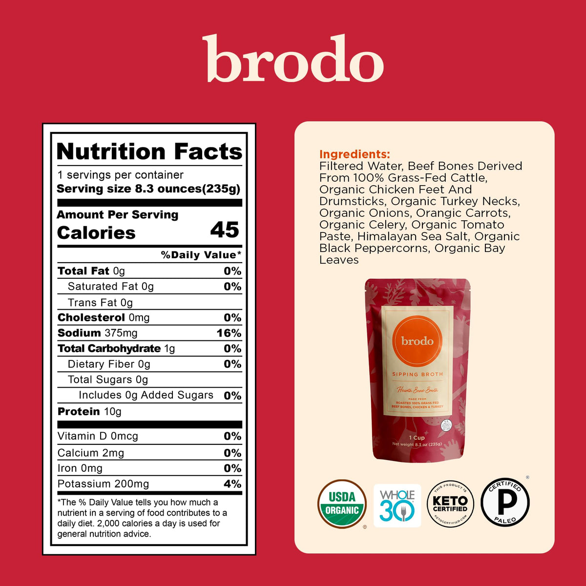 Bone Broth Variety Pack 8.3 oz H373775
