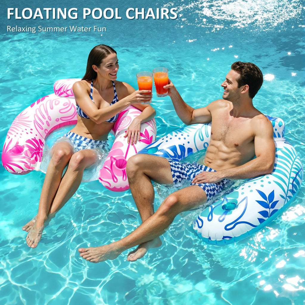 Inflatable Pool Float Chair 3 Pack W2580