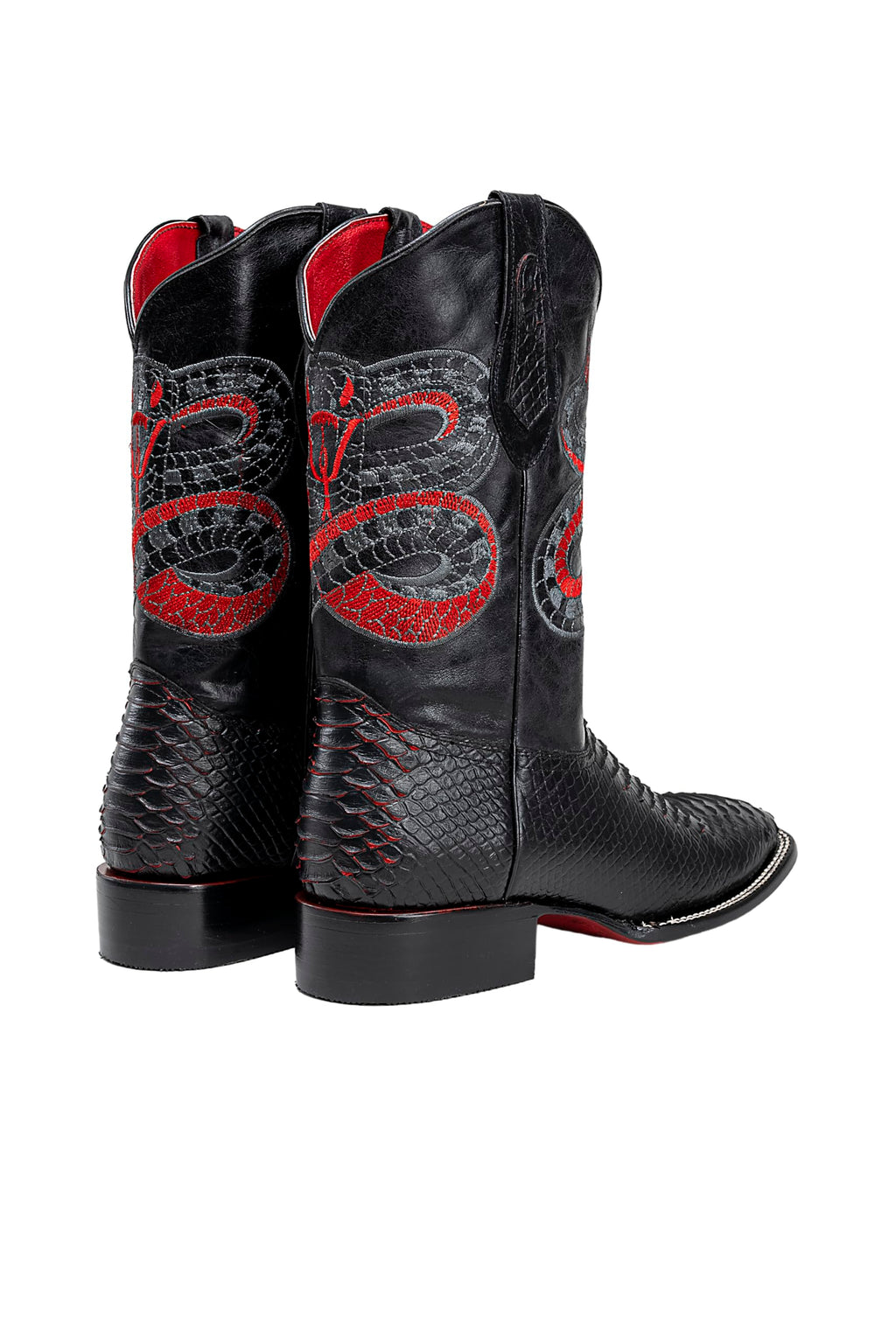 Men's Bi-tone Western Boot with Rubber Cap V30373