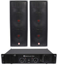 12" 2000W DJ PA Speaker Pair with Amplifier Y403087