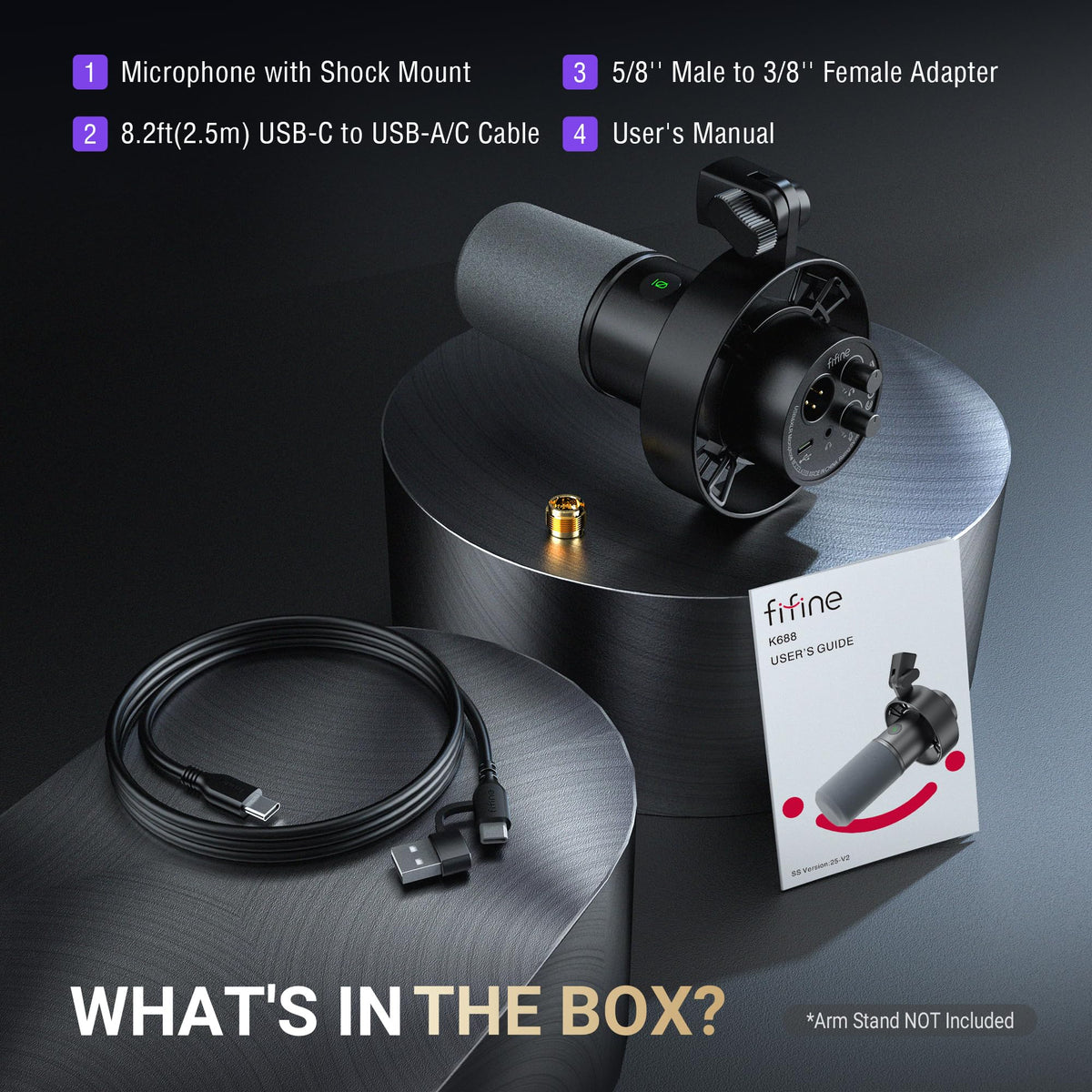 Dynamic XLR USB Microphone V629600