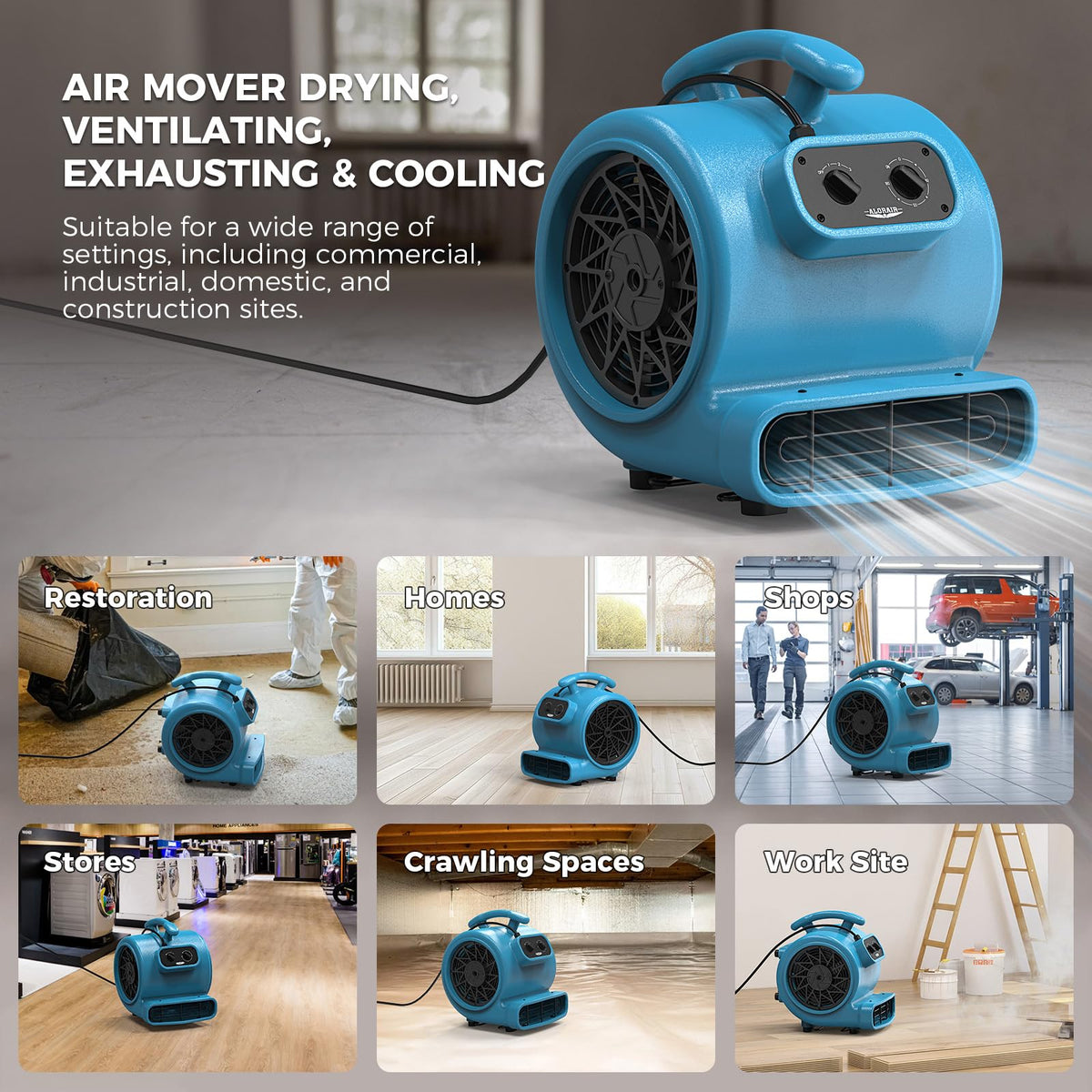 3 Speed Floor Drying Fan G43117