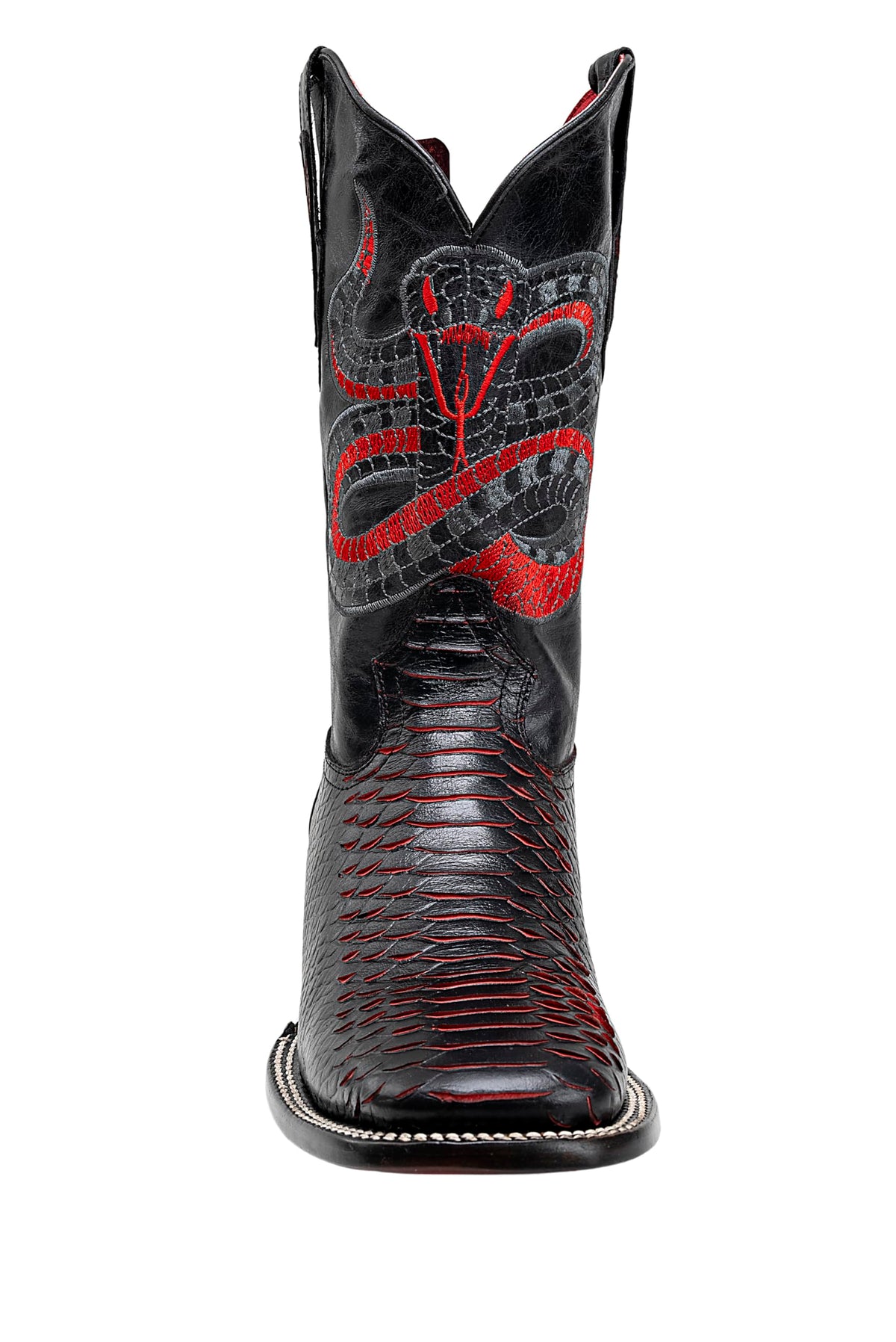 Men's Bi-tone Western Boot with Rubber Cap V30373