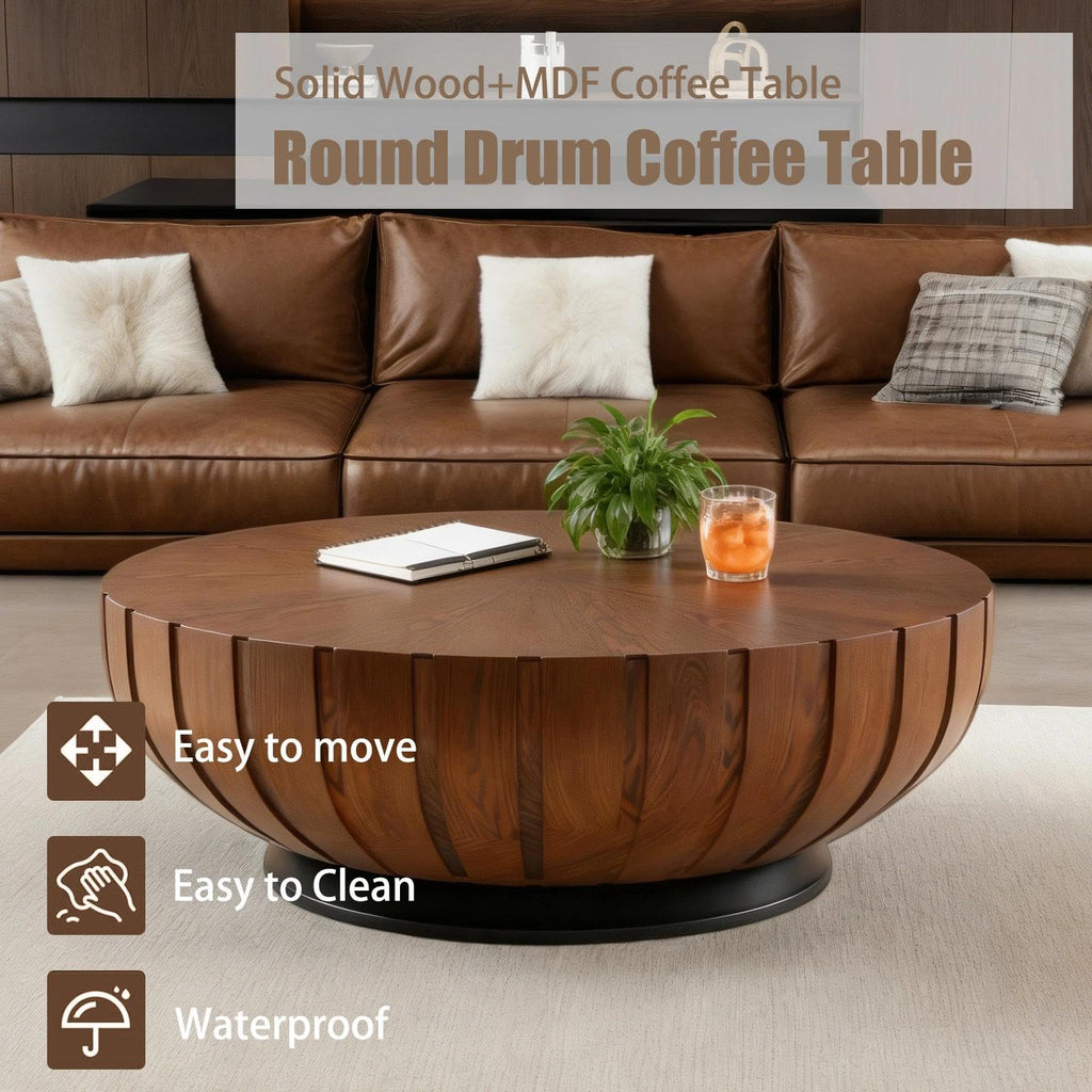 Mid-Century Round Coffee Table S524