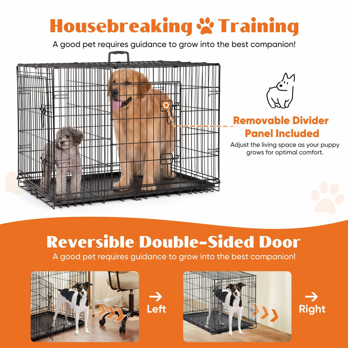 36 Inch Foldable Dog Crate B390