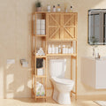 Bamboo Over-the-Toilet Storage Cabinet with Shelves Q892669