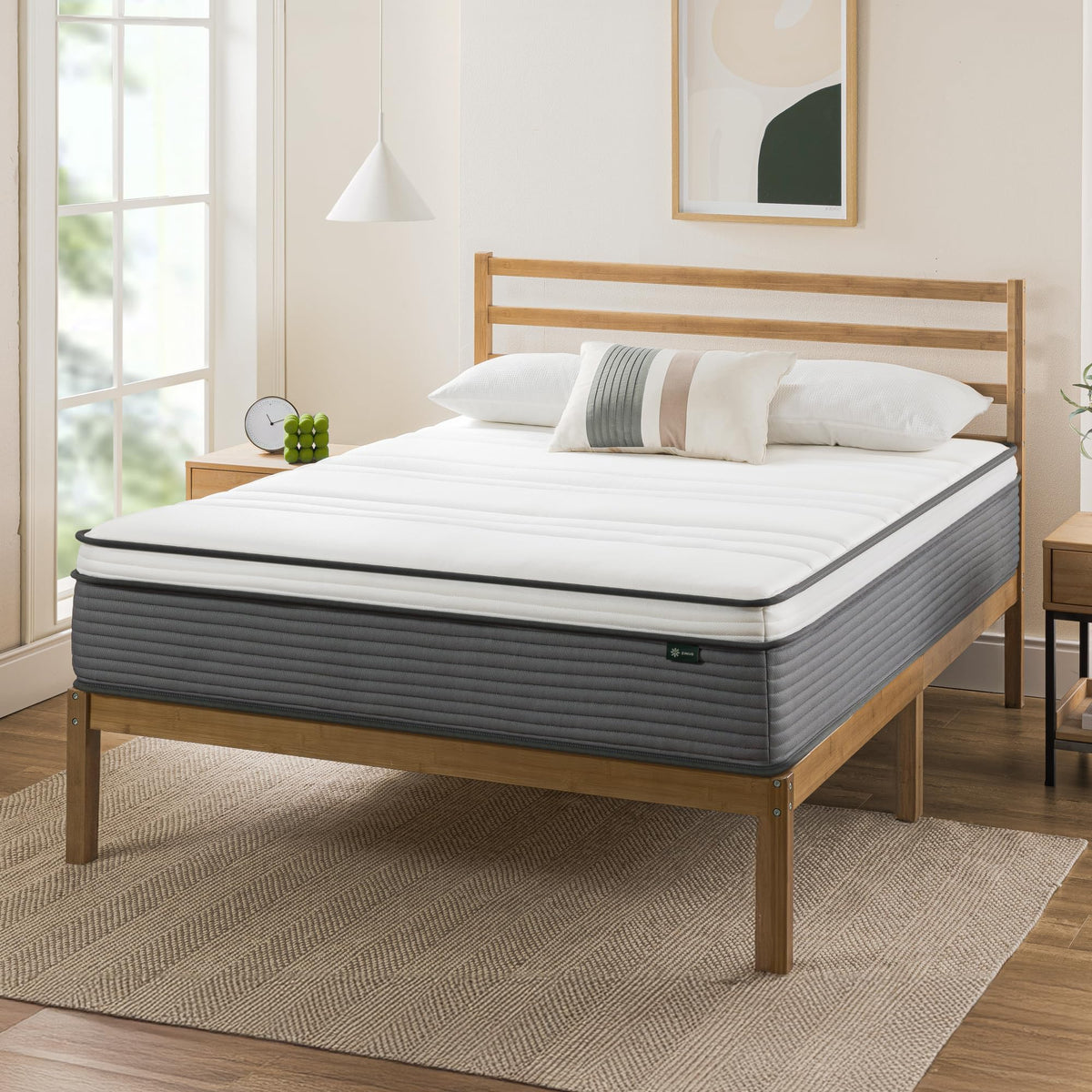 12 Inch King Size Hybrid Mattress Y4379