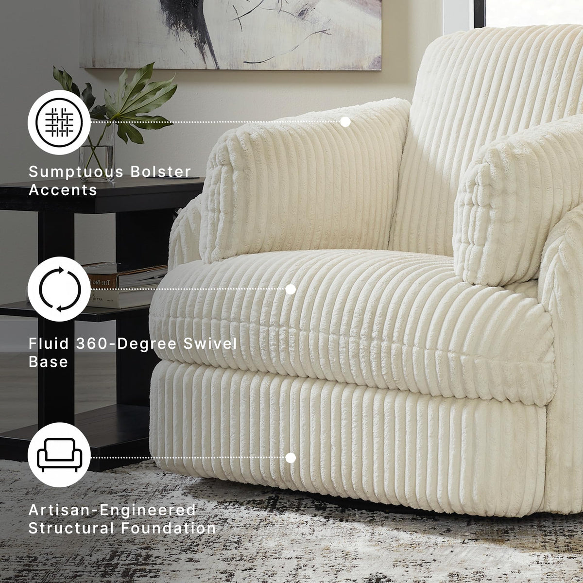 Oversized Swivel Glider Recliner N814537
