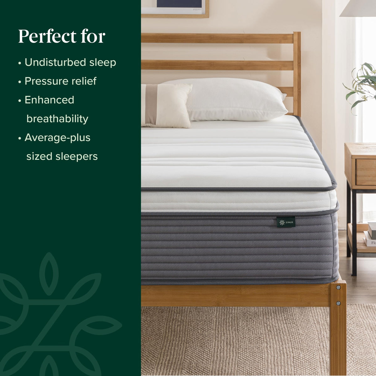 12 Inch King Size Hybrid Mattress Y4379
