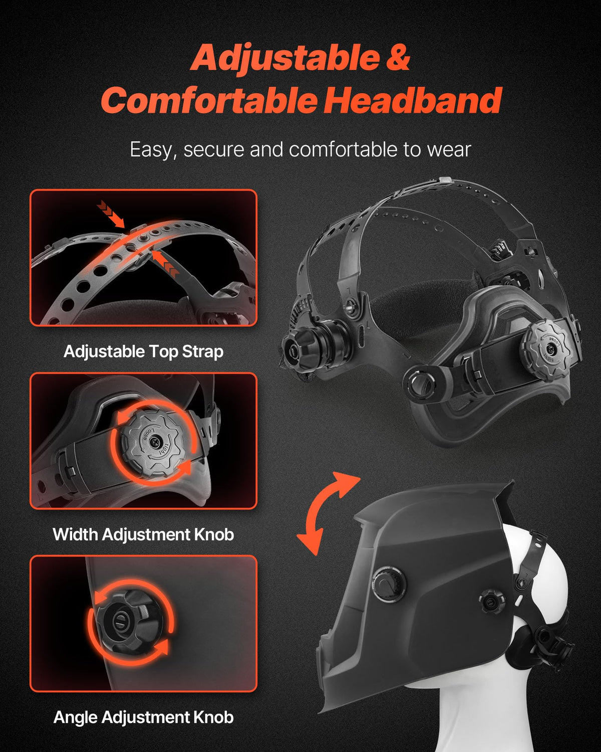 Auto Darkening True Color Welding Helmet I538473